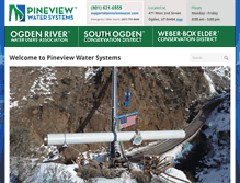 Tablet Screenshot of pineviewwater.com